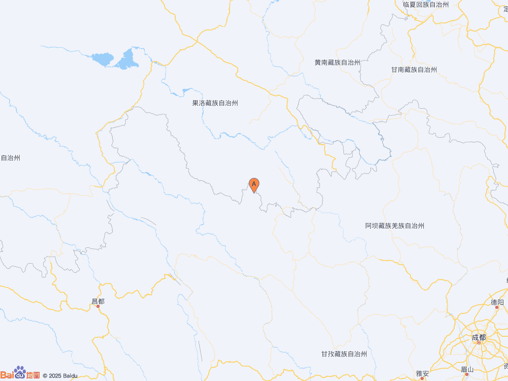 四川甘孜州色达县发生3.1级地震