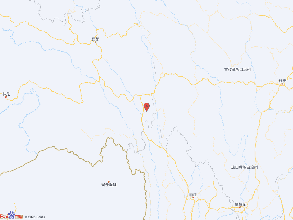 西藏昌都市芒康县（北纬29.30度，东经98.78度）发生3.0级地震