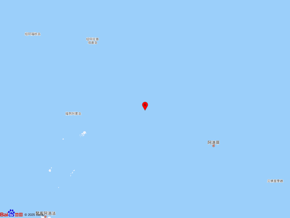 汤加群岛（北纬-17.90度，东经-172.05度）发生5.6级地震